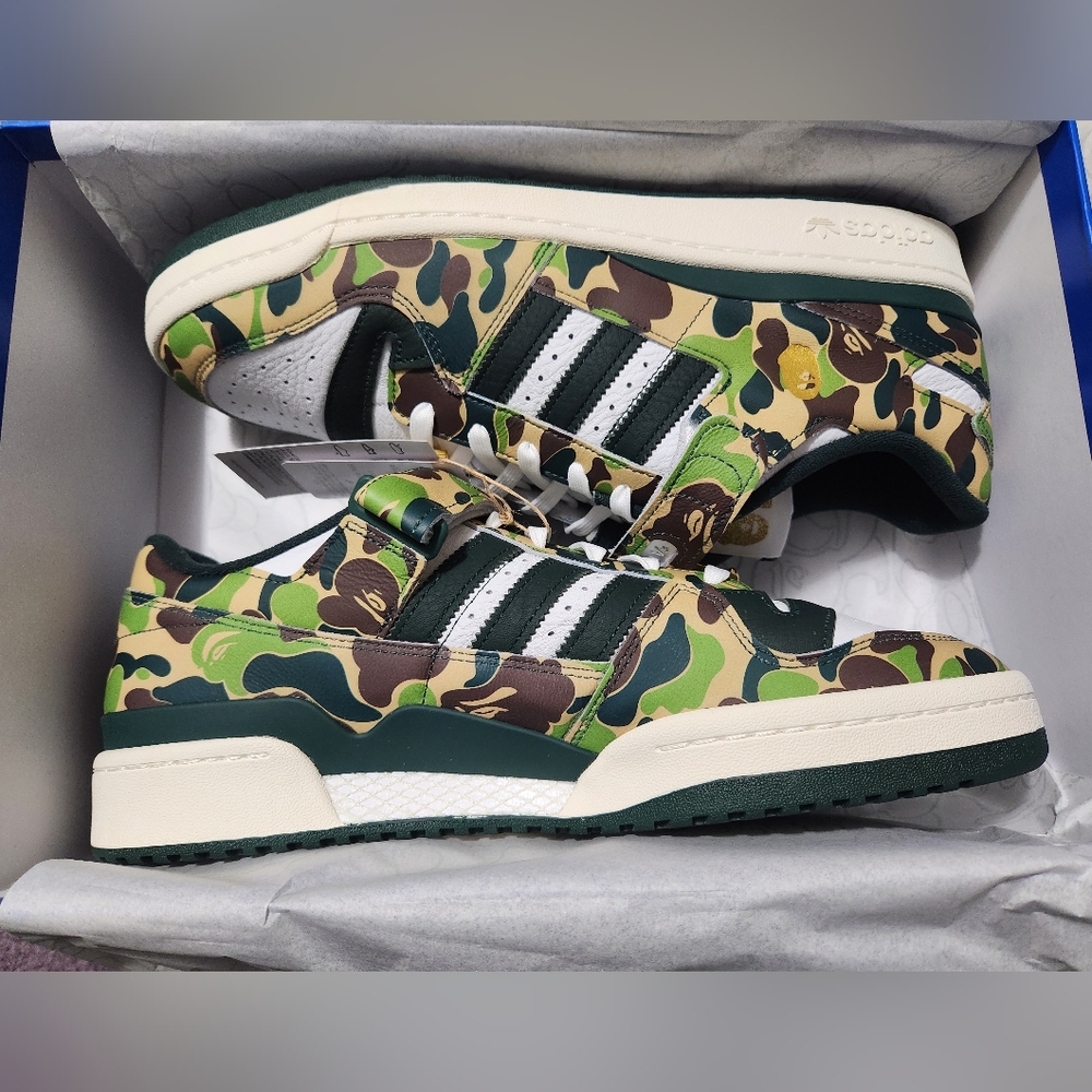 🔥ADIDAS X BAPE FORUM 84 LOWS